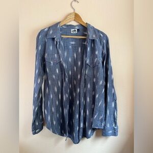 Kavu Indigo Textured Shirt Medium